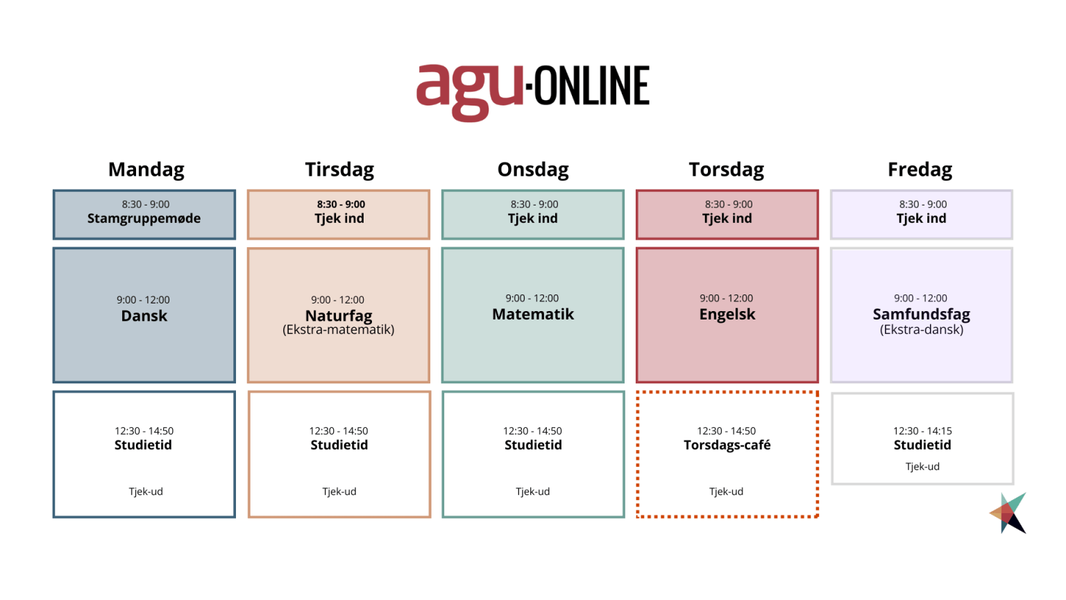 Skema på AGU online